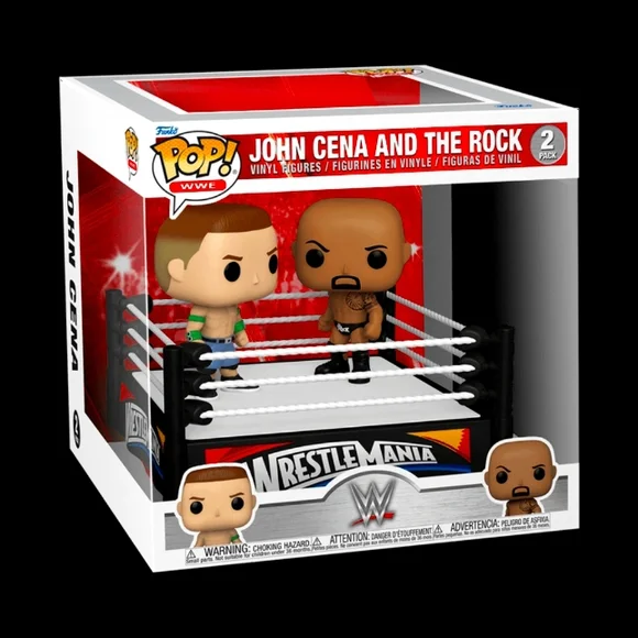 Funko Pop Rin Wwe Funko Funko Pop! Moment: WWE - The Rock Vs Stone Cold Steve Austin ...